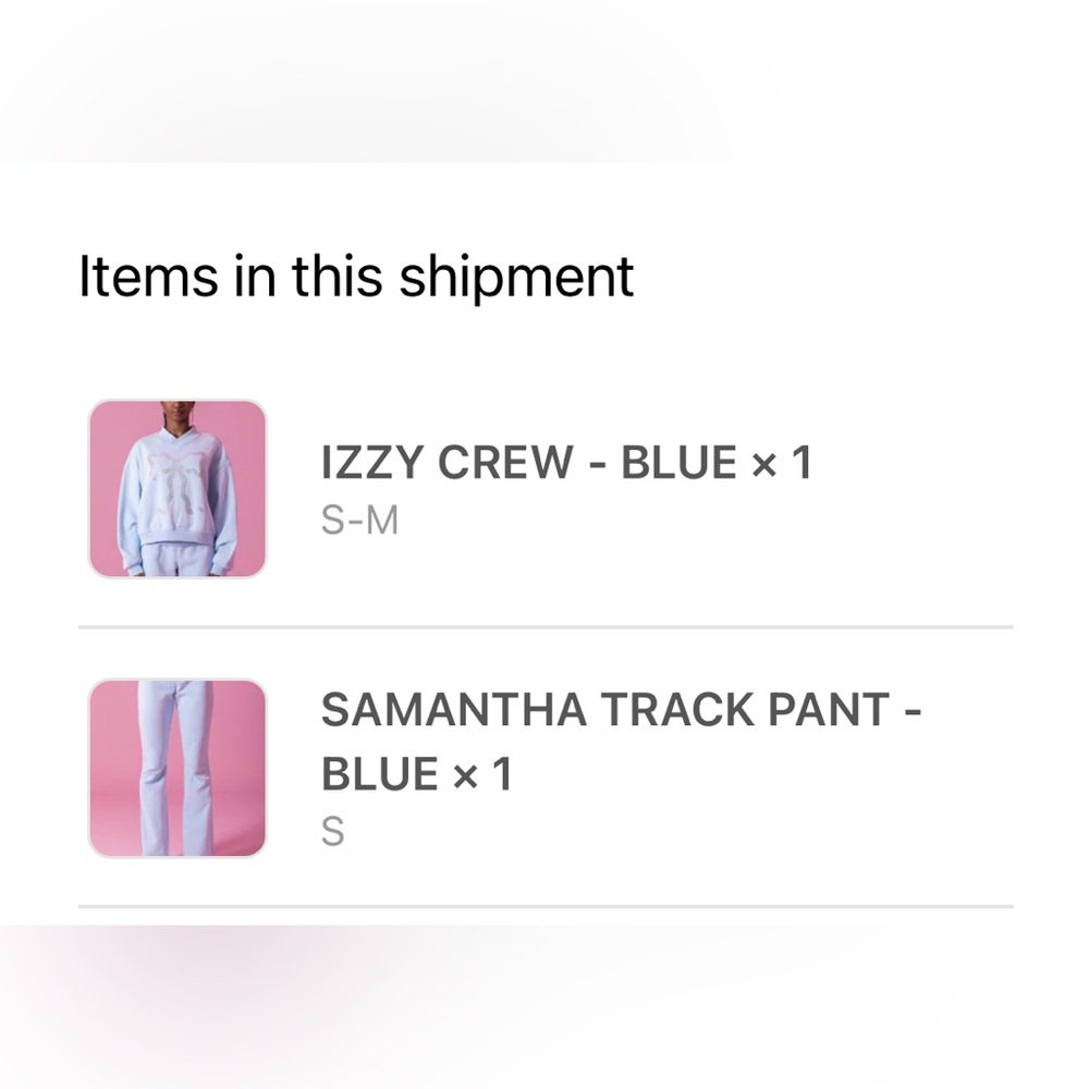 Bye Bambi Samantha Track Pant - Blue